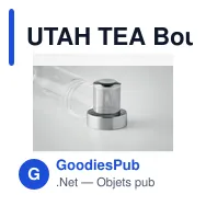 UTAH TEA Bouteille en verre - Miniature 3