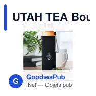 UTAH TEA Bouteille en verre - Miniature 4