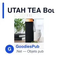 UTAH TEA Bouteille en verre - Miniature 5