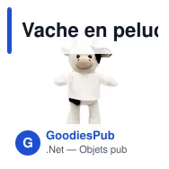 Vache en peluche personnalisable avec logo - Mootsy - Miniature 5