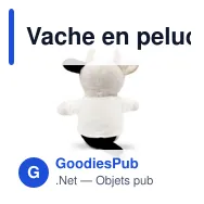 Vache en peluche personnalisable avec logo - Mootsy - Miniature 6