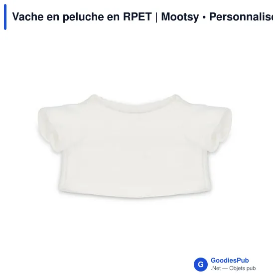 Vache en peluche personnalisable avec logo - Mootsy - Image 8