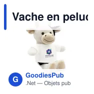 Vache en peluche personnalisable avec logo - Mootsy - Miniature 9