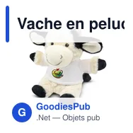 Vache en peluche personnalisable avec logo - Fieldith - Miniature 9