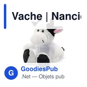 Peluche personnalisable Vache Nancie avec T-shirt pour logo - Miniature 2