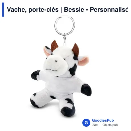 Vache, porte-clés | Bessie