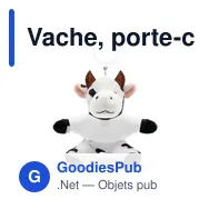 Vache, porte-clés | Bessie - Miniature 2