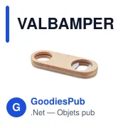 VALBAMPER Décapsuleur en bambou - Miniature 1