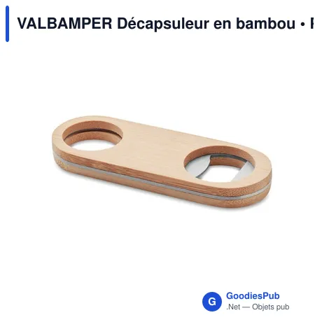 VALBAMPER Décapsuleur en bambou