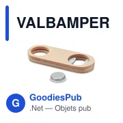 VALBAMPER Décapsuleur en bambou - Miniature 2