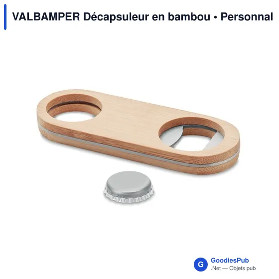 VALBAMPER Décapsuleur en bambou - Image 2