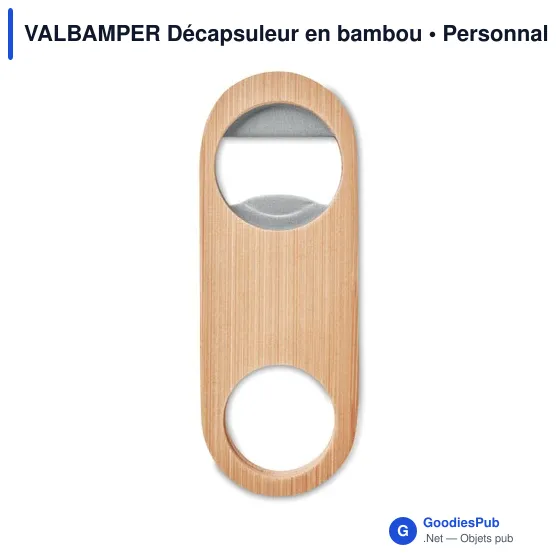 VALBAMPER Décapsuleur en bambou - Image 3
