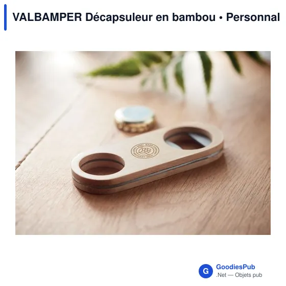 VALBAMPER Décapsuleur en bambou - Image 4