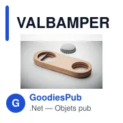 VALBAMPER Décapsuleur en bambou - Miniature 5