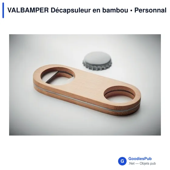 VALBAMPER Décapsuleur en bambou - Image 5