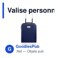 Valise personnalisable 18 pouces en ABS avec logo - Édition couleur - Miniature 5