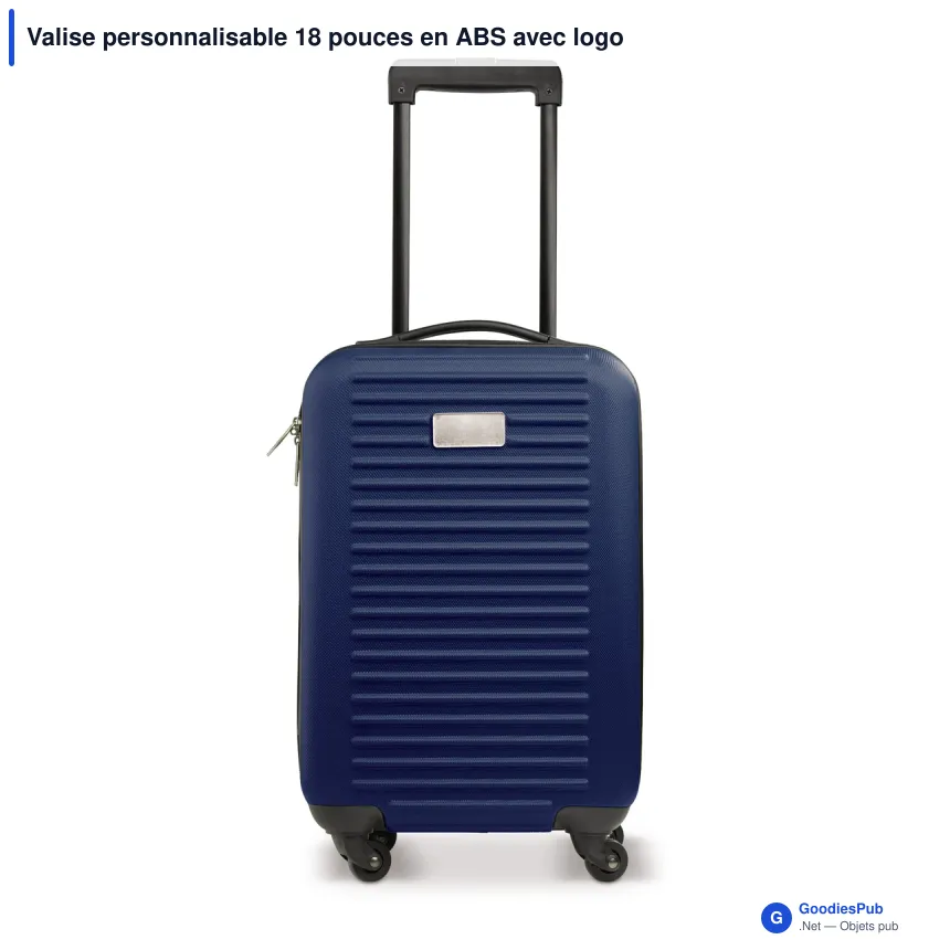 Valise personnalisable 18 pouces en ABS avec logo - Édition couleur - Image 5