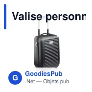 Valise personnalisable 18 pouces en ABS avec logo - Édition couleur - Miniature 6