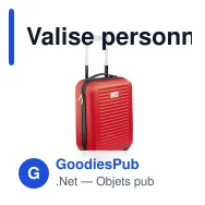 Valise personnalisable 18 pouces en ABS avec logo - Édition couleur - Miniature 7