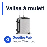 Valise à roulettes personnalisable 20 pouces avec logo - InSideOut Rulla - Miniature 3