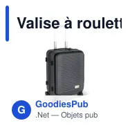 Valise à roulettes personnalisable 20 pouces avec logo - InSideOut Rulla - Miniature 5