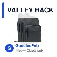 VALLEY BACKPACK Sac à dos ordinateur RPET 300D - Miniature 1