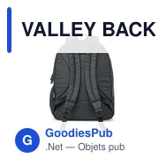 VALLEY BACKPACK Sac à dos ordinateur RPET 300D - Miniature 2