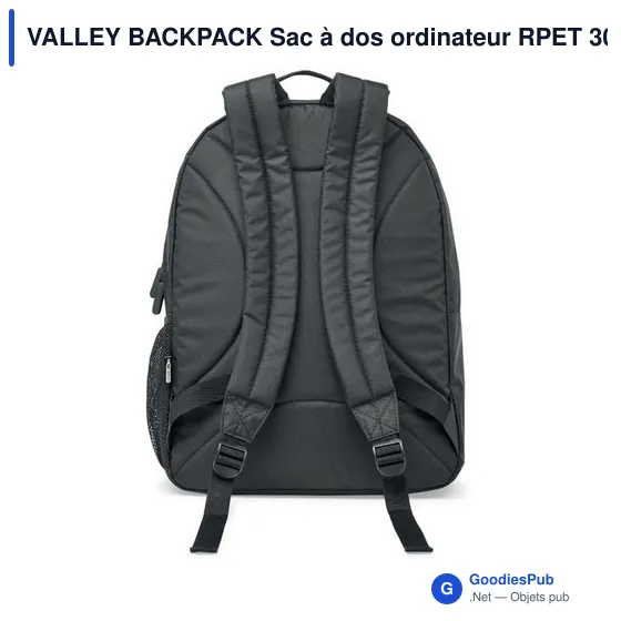 VALLEY BACKPACK Sac à dos ordinateur RPET 300D - Image 2