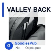 VALLEY BACKPACK Sac à dos ordinateur RPET 300D - Miniature 5
