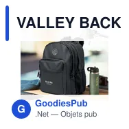 VALLEY BACKPACK Sac à dos ordinateur RPET 300D - Miniature 6