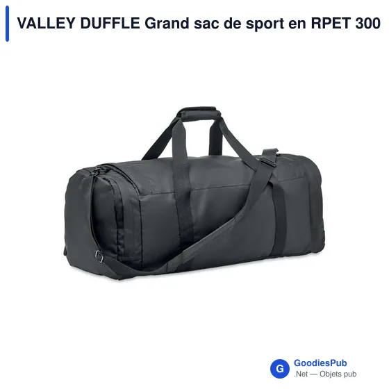 VALLEY DUFFLE Grand sac de sport en RPET 300D - Image 3