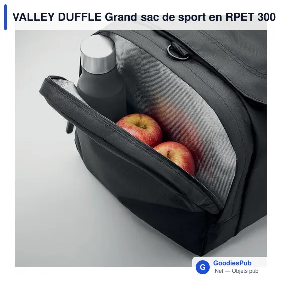 VALLEY DUFFLE Grand sac de sport en RPET 300D - Image 4