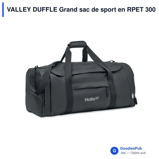 VALLEY DUFFLE Grand sac de sport en RPET 300D - Image 6