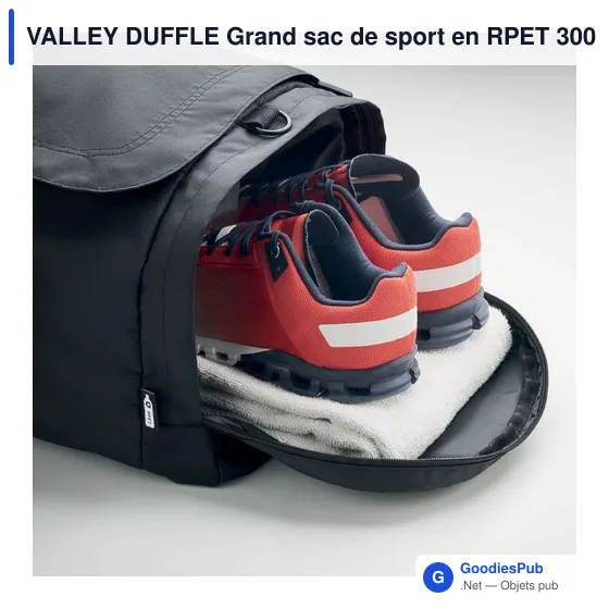 VALLEY DUFFLE Grand sac de sport en RPET 300D - Image 7