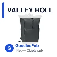 VALLEY ROLLPACK Sac pour ordinateur RPET 300D - Miniature 1