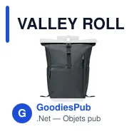 VALLEY ROLLPACK Sac pour ordinateur RPET 300D - Miniature 2