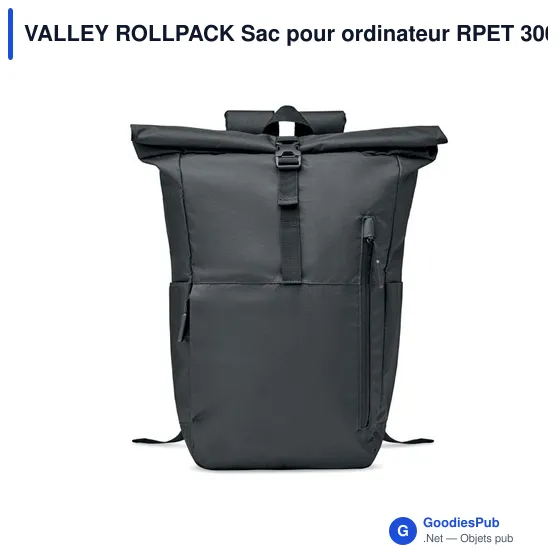 VALLEY ROLLPACK Sac pour ordinateur RPET 300D - Image 2