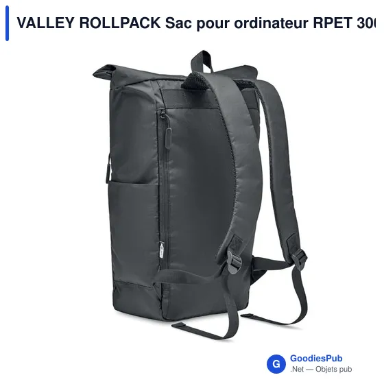 VALLEY ROLLPACK Sac pour ordinateur RPET 300D - Image 3