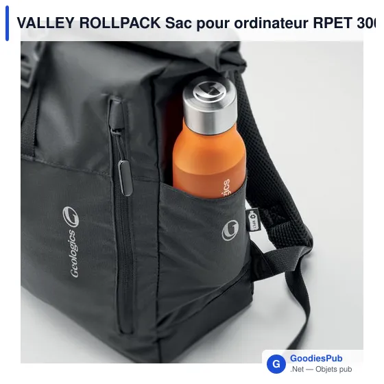 VALLEY ROLLPACK Sac pour ordinateur RPET 300D - Image 4