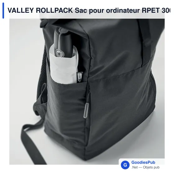 VALLEY ROLLPACK Sac pour ordinateur RPET 300D - Image 6