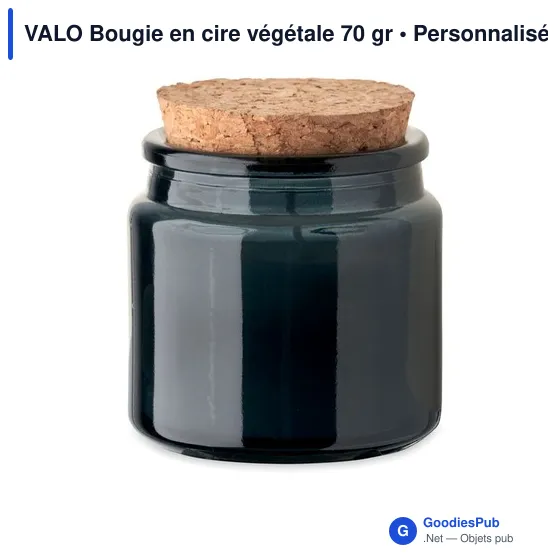 Bougie personnalisable en cire végétale avec logo - VALO - Image 11