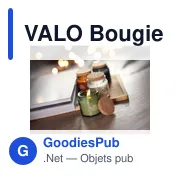 Bougie personnalisable en cire végétale avec logo - VALO - Miniature 3