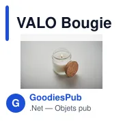 Bougie personnalisable en cire végétale avec logo - VALO - Miniature 4