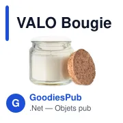 Bougie personnalisable en cire végétale avec logo - VALO - Miniature 6