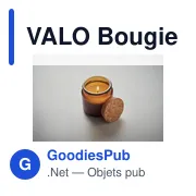 Bougie personnalisable en cire végétale avec logo - VALO - Miniature 8