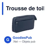 Trousse de toilette personnalisable avec logo - VANIT - Miniature 1