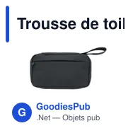Trousse de toilette personnalisable avec logo - VANIT - Miniature 11