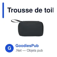 Trousse de toilette personnalisable avec logo - VANIT - Miniature 12