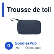 Trousse de toilette personnalisable avec logo - VANIT - Miniature 3