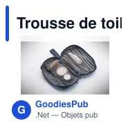 Trousse de toilette personnalisable avec logo - VANIT - Miniature 9